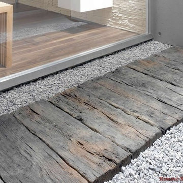 Terrasse natürlich gestalten ohne Verwitterungserscheinungen