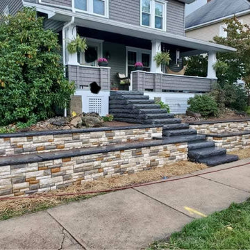 Retaining Walls and Set of Steps