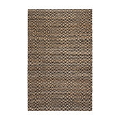 Paragon Diamond Rug, Tan and Black, 5'x8'