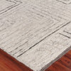Aldridge Hand-Knotted Wool and Bamboo Silk Gray/Beige/Ivory Area Rug, 10'x14'