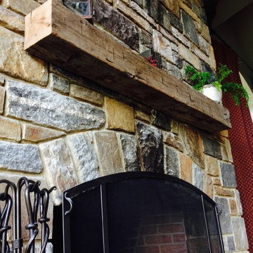 Reclaimed White Oak Mantel