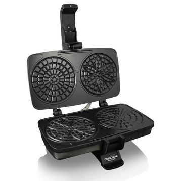 Pizzelle Maker Toscano PizzellePro Features Nonstick Surface and Even Heating