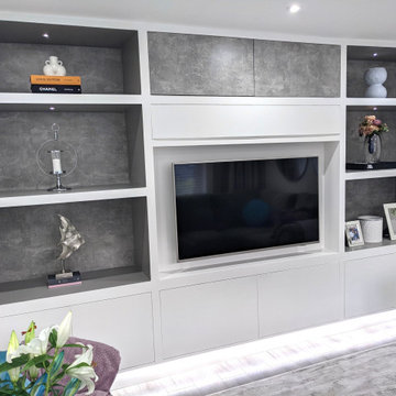 Essex Luxury living room + bespoke cabinetry (turnkey)