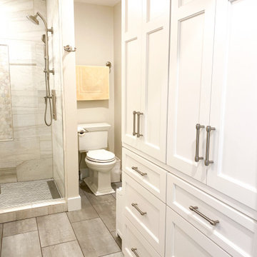 Master Bathroom Storage Cabinets