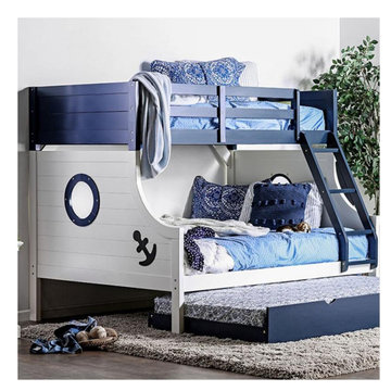 Cm-bk629 Furniture Of America Abigail Twin/full Bunk Bed