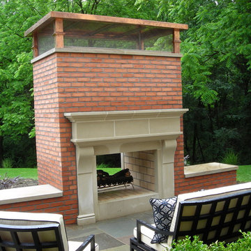 Cambridge Cast Stone Fireplace Mantel