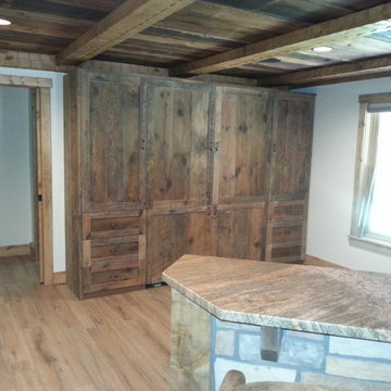 Lower Level Finish with ‘European Flavor’