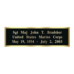 Engraved Brass Plates - Products