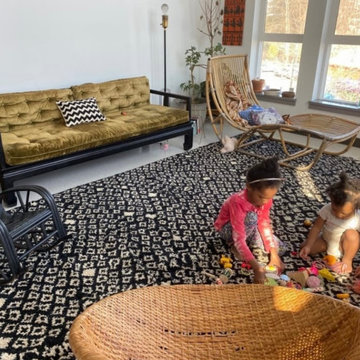 Moroccan Handmade Soft Area Rug Wool Beni Ourain - MoroccanHandsART