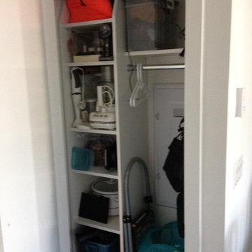 Entry Closet goes from 'can't-find-anything' to "There it is!"