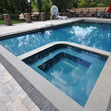 Gunite Swimming Pool Built in Huntington NY by Gappsi