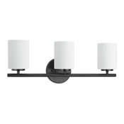 Replay Collection 3-Light Bath and Vanity, Black