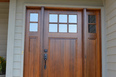 This is an example of a craftsman porch design in Minneapolis.