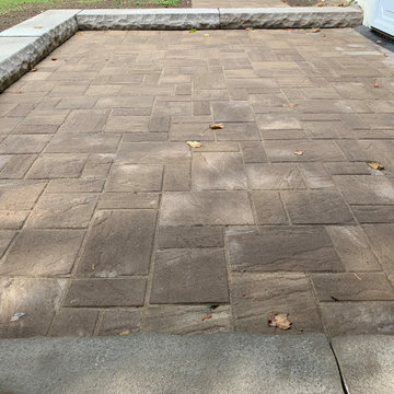 Backyard Lower Paver Patio and Walkway