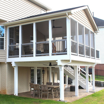 Screened porch addition remodel in Adamstown, MD
