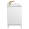 Bath Vanity, Sink, Engineered Marble Top, White, 54", Double Sink