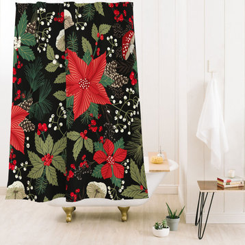 Sabine Reinhart Miracle Of Christmas Shower Curtain, 71x74"