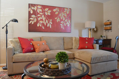 Example of a classic family room design in Baltimore