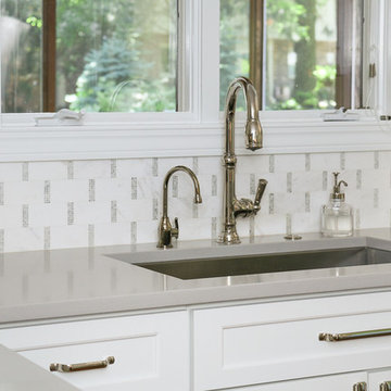 Transitional Kitchen and Family Room Remodel