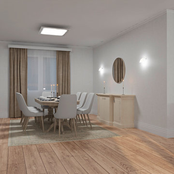Before&After Design Project of the Living Room in Modern Classic Style