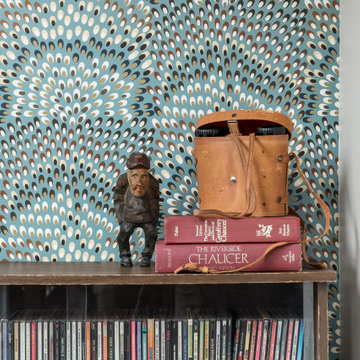 Custom Built-ins Transform this Old Town Home Office