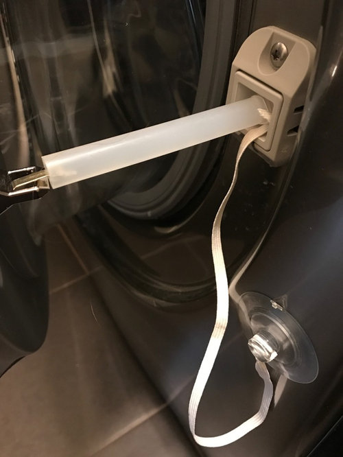 Needed a way to prop open the washer door.