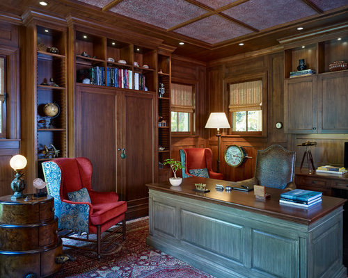 Masculine Office Design Ideas & Remodel Pictures | Houzz