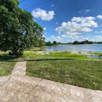 Extended Walkway and Patio