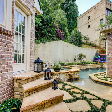 A unique pool design for a small space