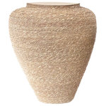 Imported - Seagrass Rope Decorative Jars / Vases - Part of our Rainbow Elite Collection.
