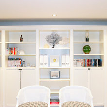 basement office and craft room