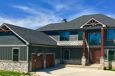 Inspiration for a craftsman exterior home remodel in Other