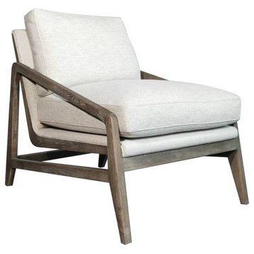 Audrey Chair - Storm grey with platinum fabric