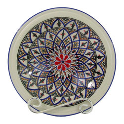 Le Souk Ceramique - Small Stoneware Serving Bowl Tabarka Design - Serving And Salad Bowls