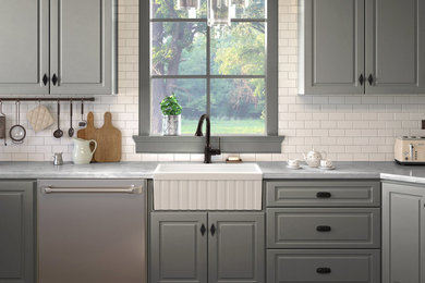 Example of a country kitchen design in San Francisco