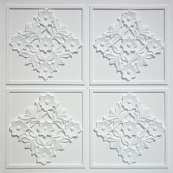 129 Faux Tin Ceiling Tile Glue up 24x24 - Ceiling Tile