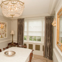 Mansion block flat, Knightsbridge, London - Curtains