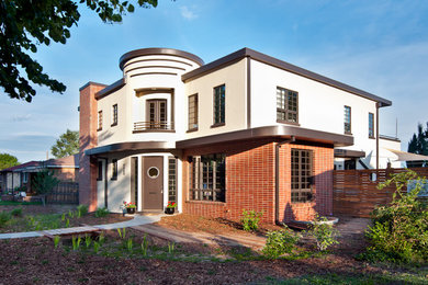 Trendy exterior home photo in Denver