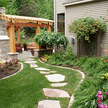 pergola and walkway