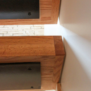 Project #98 | Modern Mono-beam Staircase with Glass Railing