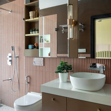 Contemporary apartment with European-inspired design influences