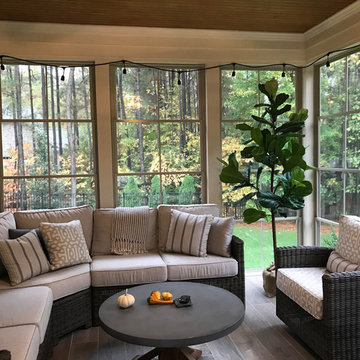Screened Porch Upgraded to Three-Season Room with Eze-Breeze Windows