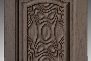 Arc 3D relief cabinet raised panel A43