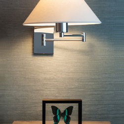 Boring Swing Arm Lamp by George Kovacs - Swing Arm Wall Lamps