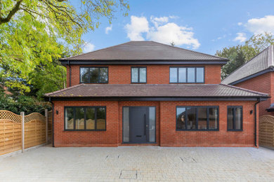 Contemporary house exterior in London.