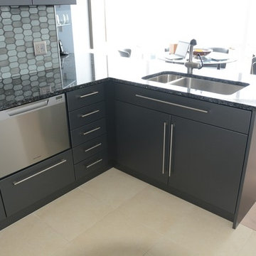 This beautiful backsplash adds texure and depth