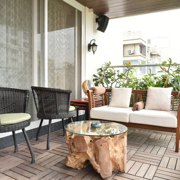 Desai's residence - living room balcony