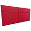 Brooke Linen Headboard, Red, 152 cm