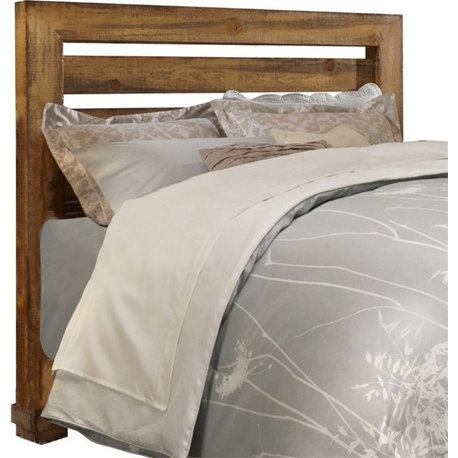 Progressive Furniture Willow King Slat Headboard in Distressed Pine