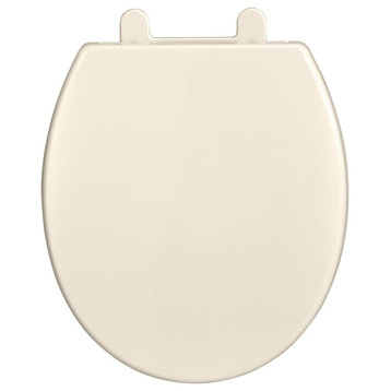 American Standard 5025B.65G Round Closed-Front Toilet Seat - Linen